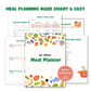 MySmart Meal Planner - Printable Bundle