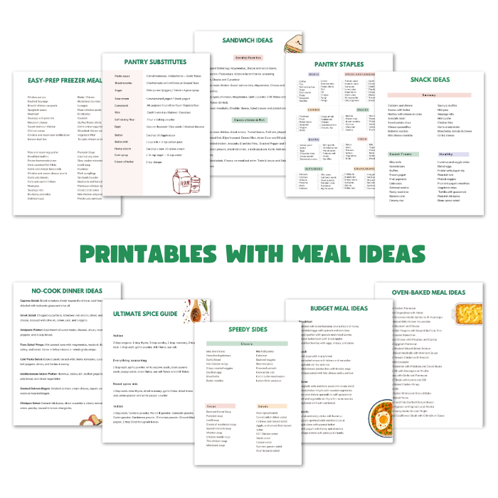MySmart Meal Planner - Printable Bundle