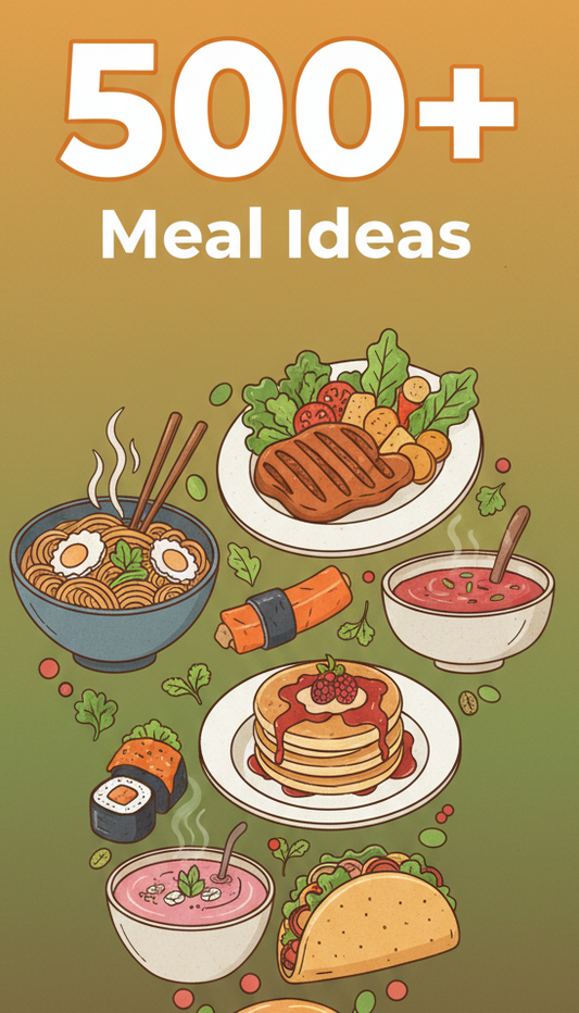 500+ Meal Ideas - FREE